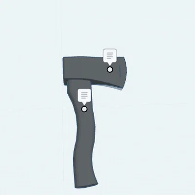 Mô hình chiếc rìu Hatchet in 3D - Đồ chơi trang trí độc đáo
