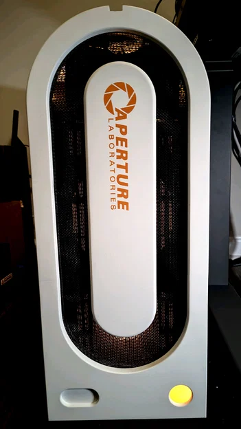 Mod vỏ máy tính mATX chủ đề Aperture Science từ Portal - Image 2