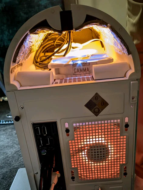Mod vỏ máy tính mATX chủ đề Aperture Science từ Portal - Image 4
