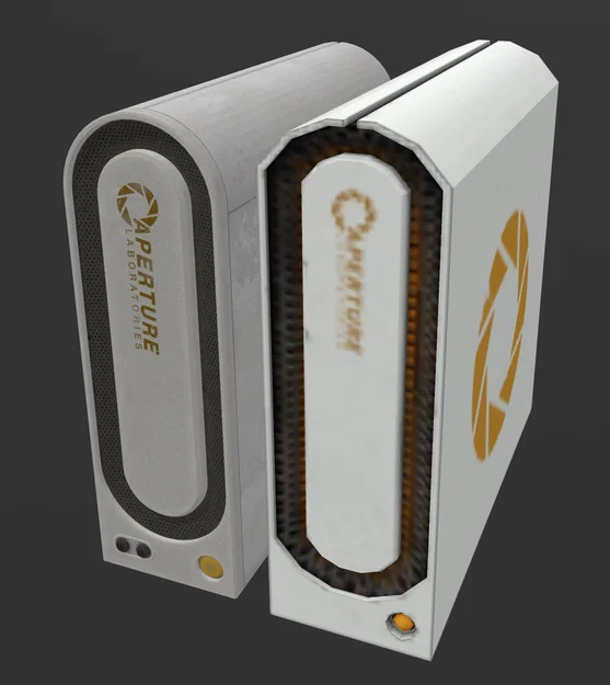 Mod vỏ máy tính mATX chủ đề Aperture Science từ Portal - Image 5
