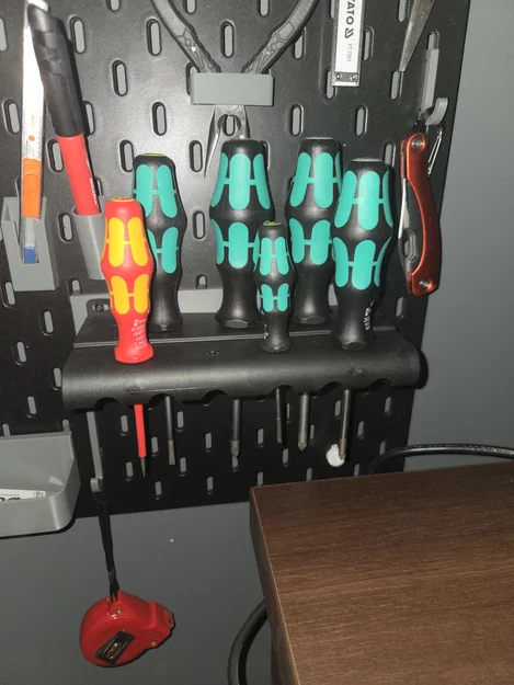Giá treo tua vít Wera Kraftform cho bảng IKEA SKADIS - Image 1