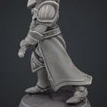 Mô hình hiệp sĩ dũng mãnh cầm búa tạ (D&D Knight) cho in 3D - Thumbnail 2
