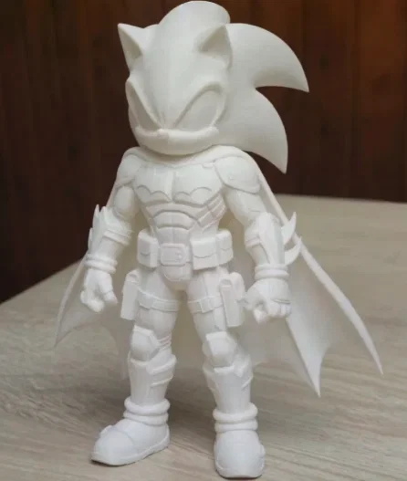Mô hình BatSonic 3D cực chất - Sự giao thoa giữa Sonic và Batman - Image 1