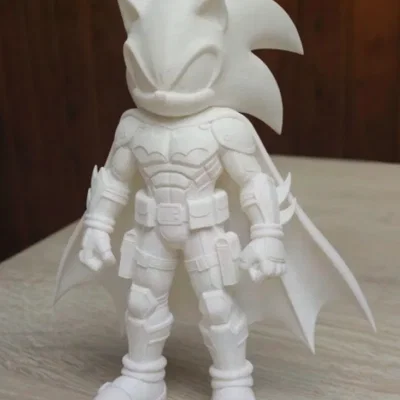 Mô hình BatSonic 3D cực chất - Sự giao thoa giữa Sonic và Batman
