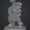 Mô hình Primaris Space Marine với Bombardier - Tượng in 3D Tabletop - Thumbnail 2
