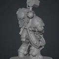 Mô hình Primaris Space Marine với Bombardier - Tượng in 3D Tabletop - Thumbnail 4
