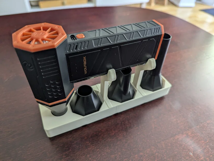 Giá đỡ máy thổi bụi Wolfbox MF50 chuẩn Gridfinity 4x1 - Image 1
