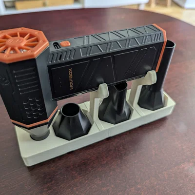Giá đỡ máy thổi bụi Wolfbox MF50 chuẩn Gridfinity 4x1