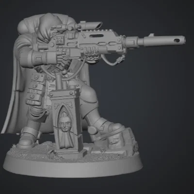 Mô hình Space Marine Eliminator in 3D cực chi tiết cho Warhammer 40k