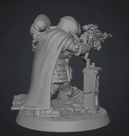 Mô hình Space Marine Eliminator in 3D cực chi tiết cho Warhammer 40k - Image 2