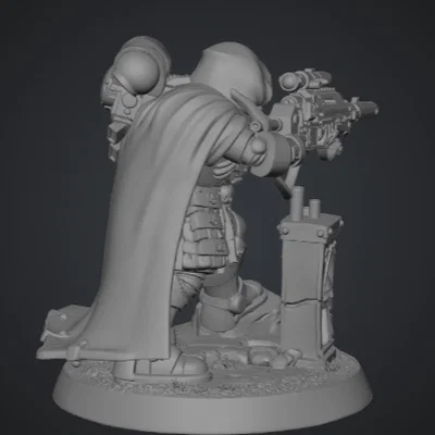 Mô hình Space Marine Eliminator in 3D cực chi tiết cho Warhammer 40k