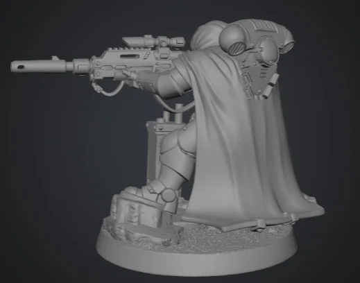 Mô hình Space Marine Eliminator in 3D cực chi tiết cho Warhammer 40k - Image 3