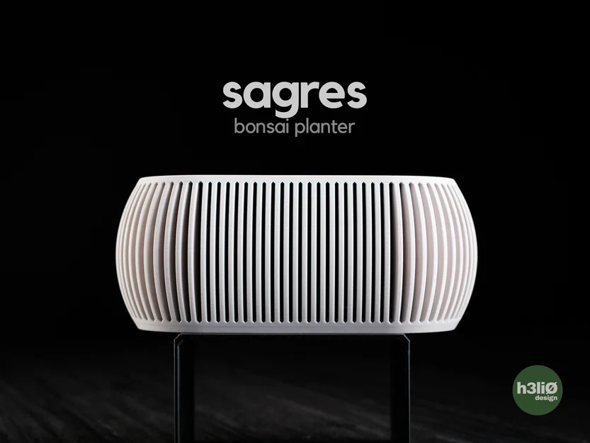 sagres • chậu cây bonsai tối giản - Image 1