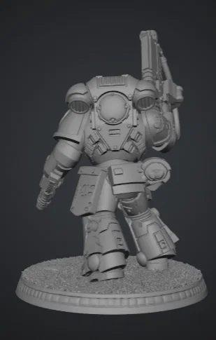 Mô hình Space Marine Primaris Sergeant cho game tabletop Warhammer 40k - Image 2