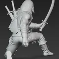 Mô hình chiến binh tận thế Apocalyptic Warrior 1 chi tiết cho in 3D - Thumbnail 3