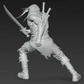 Mô hình in 3D Chiến binh Hậu tận thế - Apocalyptic Warrior 2 - Thumbnail 3