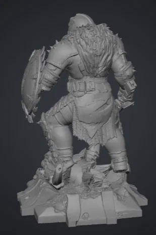 Mô hình Doom Slayer - The Dark Ages chi tiết cho người chơi 3D - Image 2