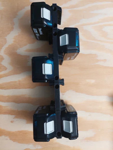 Giá treo pin Makita gắn tường dạng đứng - Tối ưu không gian làm việc - Image 1