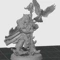 Mô hình Space Wolf Rune Priest Njal Stormcaller - Thumbnail 1