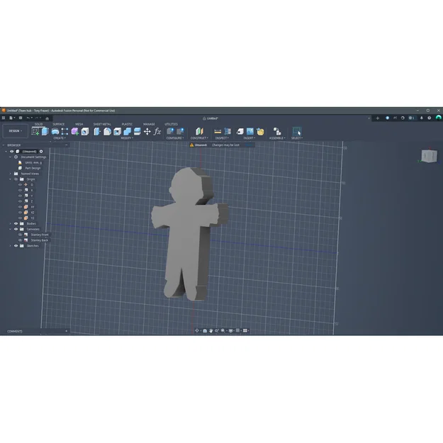 Mô hình 3D nhân vật hoạt hình đáng yêu từ tranh vẽ tay - Image 4
