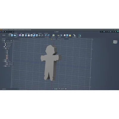 Mô hình 3D nhân vật hoạt hình đáng yêu từ tranh vẽ tay