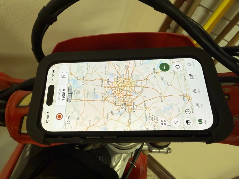 Giá đỡ iPhone 16 Pro cho Honda CRF450L - Image 1