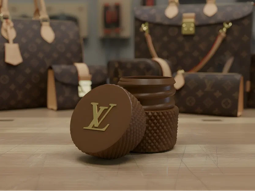 Hộp Đựng Có Nắp Vặn Thiết Kế Louis Vuitton - Image 1