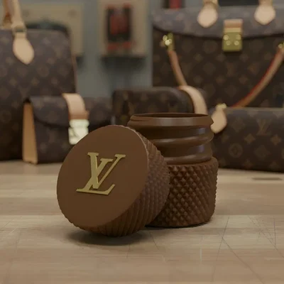 Hộp Đựng Có Nắp Vặn Thiết Kế Louis Vuitton