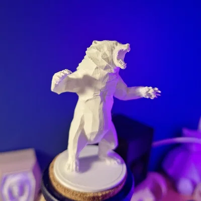 Mô hình chú gấu Skyrim cho TTRPG