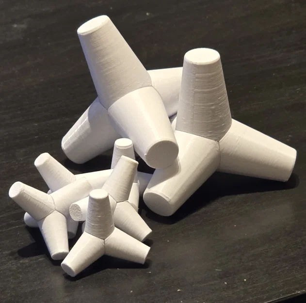 Tetrapod chắn sóng/chống xói mòn - Không cần support - Image 1