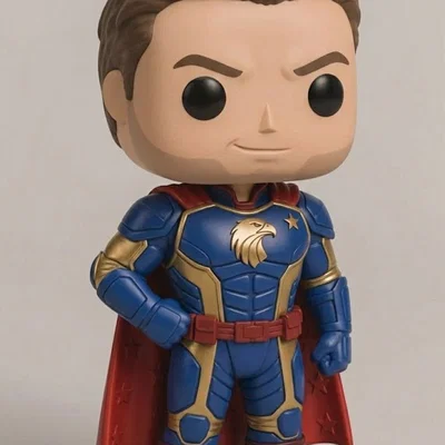 Mô hình 3D Homelander (The Boys) - Phong cách Chibi siêu đáng yêu
