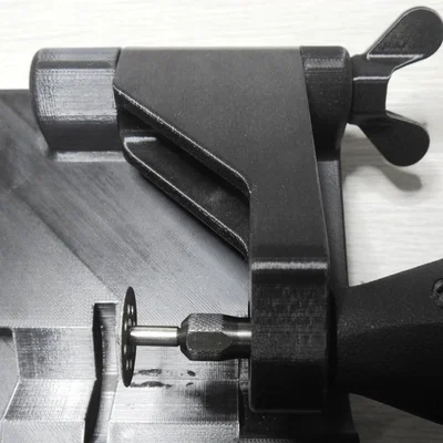 Giá đỡ chặn đầu cho máy cắt thanh và ống Dremel