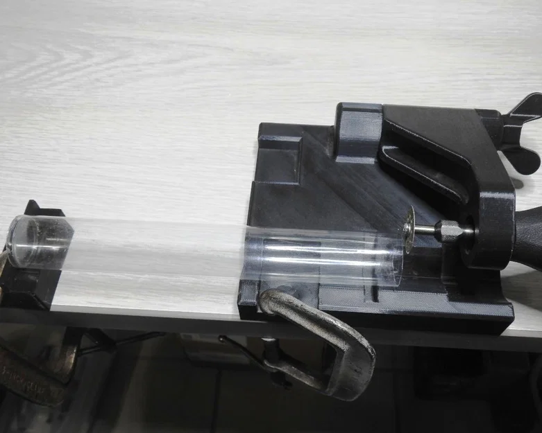 Giá đỡ chặn đầu cho máy cắt thanh và ống Dremel - Image 6
