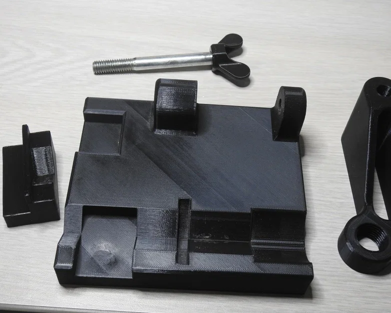 Giá đỡ chặn đầu cho máy cắt thanh và ống Dremel - Image 7