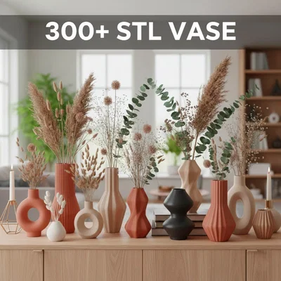 Bộ sưu tập 800+ mẫu in 3D trang trí nhà cửa | Định dạng STL & 3MF