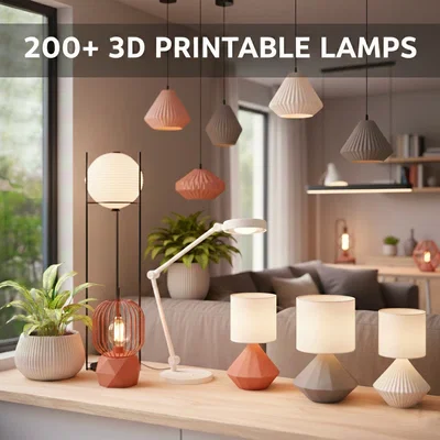 Bộ sưu tập 800+ mẫu in 3D trang trí nhà cửa | Định dạng STL & 3MF