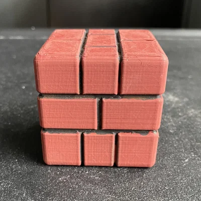 Mẫu kệ gạch Brick Shelf phong cách Mario in 3D trang trí siêu đẹp