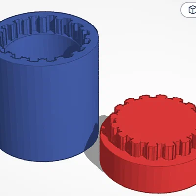 Hộp đựng đồ đa năng có nắp đậy in 3D tiện lợi