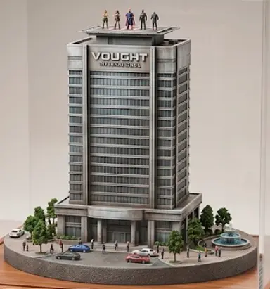 Mô hình tòa nhà Vought Tower - The Boys (File in 3D) - Image 1