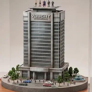 Mô hình tòa nhà Vought Tower - The Boys (File in 3D)