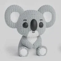 Mô hình gấu Koala đan len (Knitted Koala) xinh xắn để in 3D