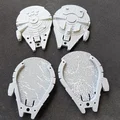 Vỏ bọc thẻ từ (Fob Cover) Millennium Falcon - Thumbnail 21