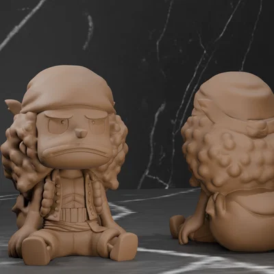 Mô hình 3D Usopp phong cách Chibi từ One Piece (In 3D)