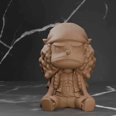 Mô hình 3D Usopp phong cách Chibi từ One Piece (In 3D)