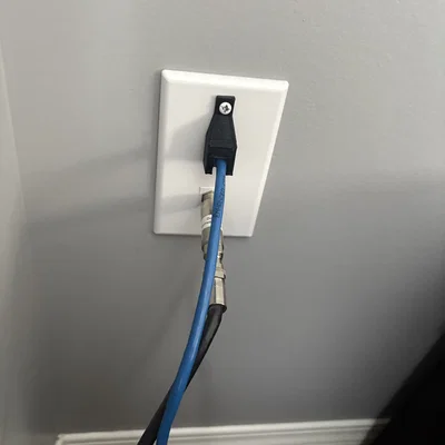 Ngàm giữ dây mạng Ethernet CAT-6 gắn tường - Giải pháp chống lỏng dây