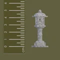 Mô hình đèn đá Nhật Bản Miniature STL - Phụ kiện tiểu cảnh đền thờ truyền thống - Thumbnail 4