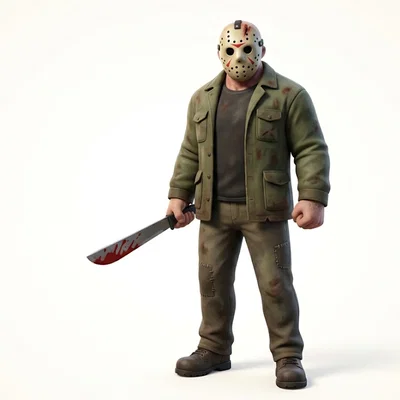 Mô hình in 3D Jason Voorhees Friday the 13th cực chất