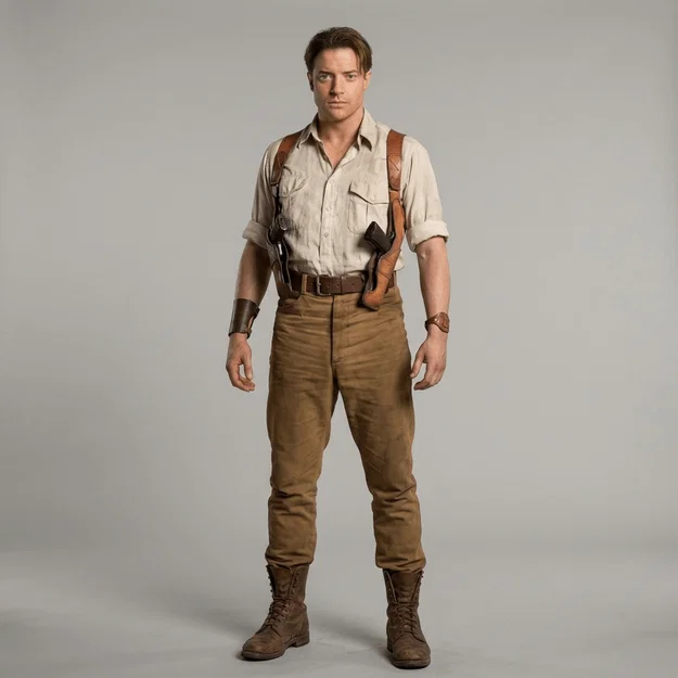 Mô hình 3D nhân vật Rick O'Connell - The Mummy 1999 - Image 1