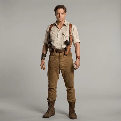 Mô hình 3D nhân vật Rick O'Connell - The Mummy 1999