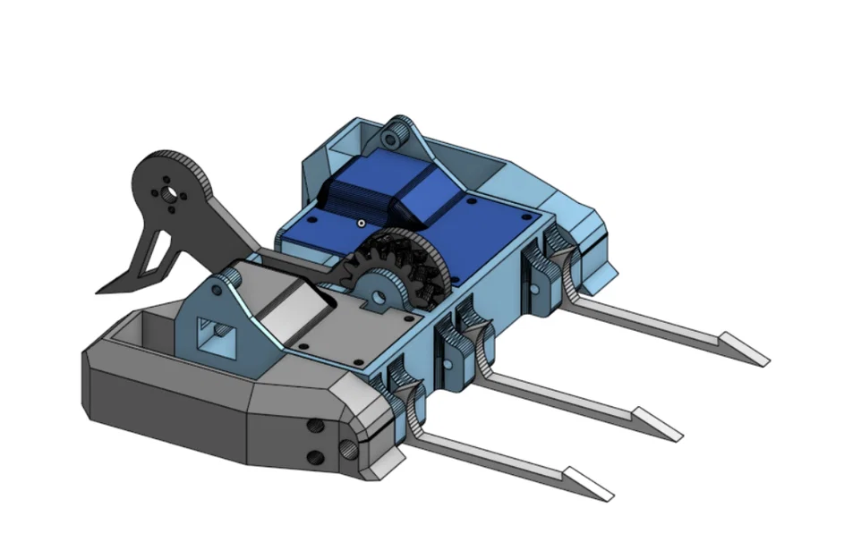 Bộ file STEP robot chiến đấu ONI 150g cho in 3D - Image 1